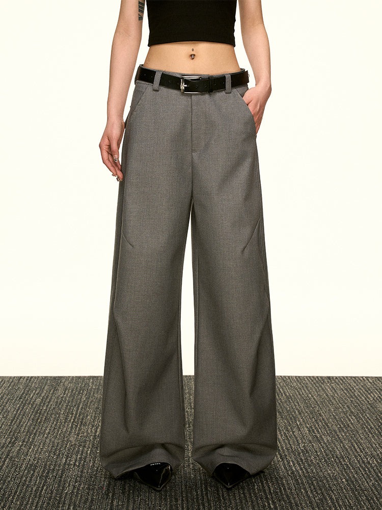 High Quality Wide Leg Pants for Women Vintage Summer Relaxed Casual Trousers